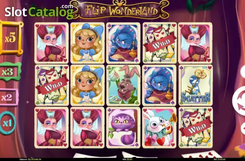 Скрин2. Flip Wonderland слот
