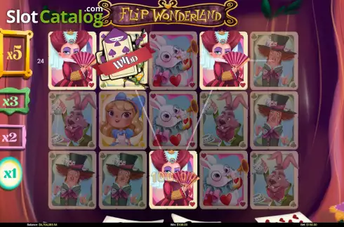 Скрин3. Flip Wonderland слот