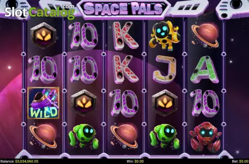 Скрин2. Space Pals слот