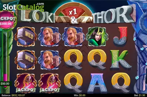Скрин2. Loki and Thor Brotherhood слот
