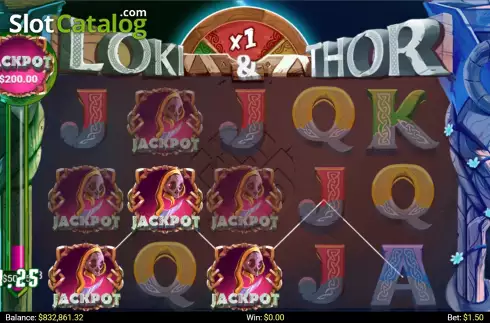 Скрин4. Loki and Thor Brotherhood слот