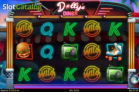 Скрин2. Dolly's Diner слот