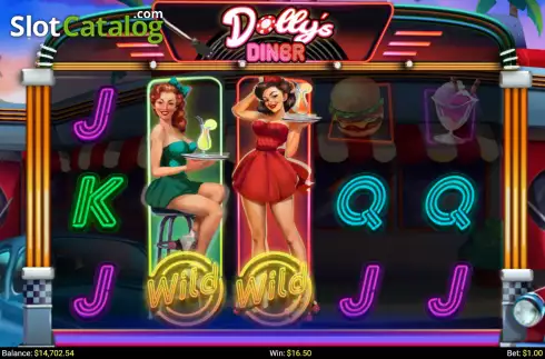 Скрин4. Dolly's Diner слот