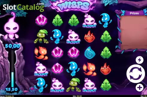 Скрин2. Wisps (Mobilots) слот