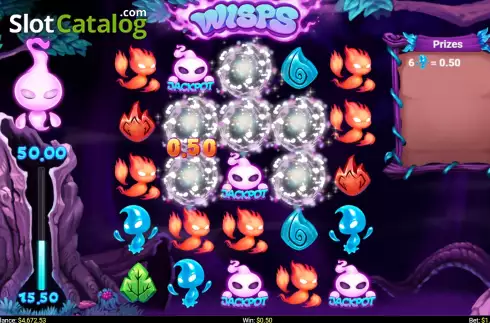Скрин4. Wisps (Mobilots) слот