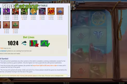 Скрин5. Legendary Outlaws слот