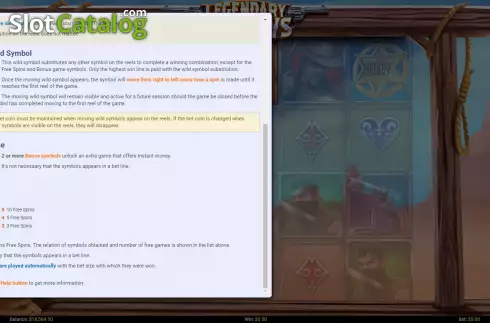 Скрин6. Legendary Outlaws слот
