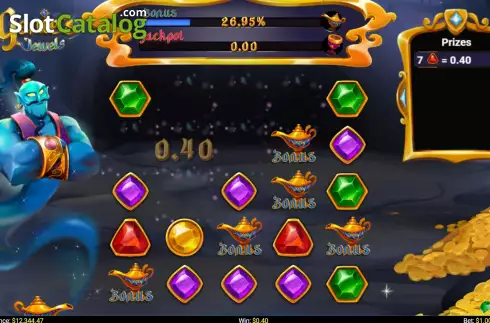 Скрин3. Genie's Jewels слот