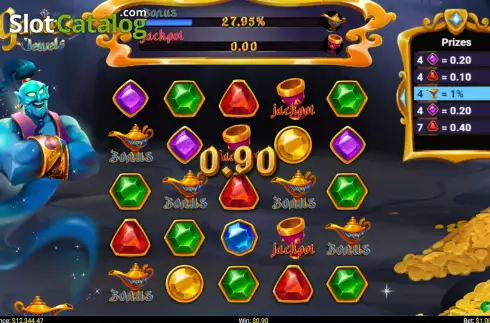Скрин4. Genie's Jewels слот