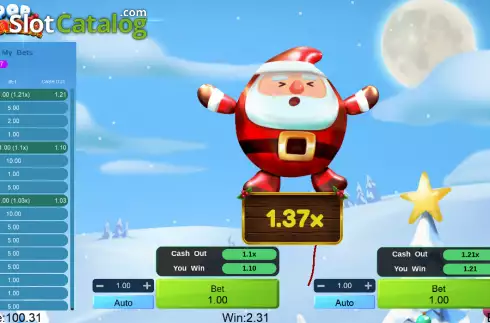 Скрин3. Pop Santa слот