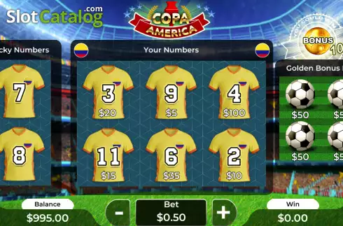 Скрин3. Copa America слот