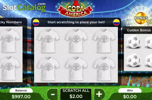 Скрин2. Copa America слот