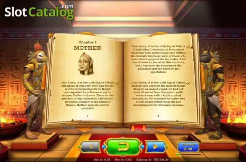 Скрин5. Cleopatra's Diary (Mount Olympus) слот