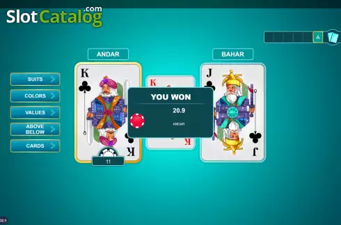 Скрин4. Andar Bahar (Mplay) слот