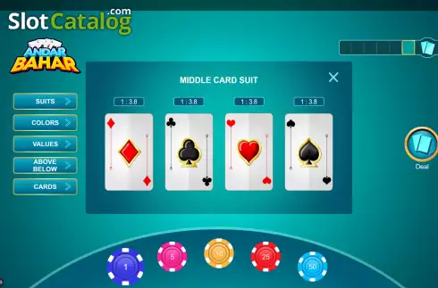Скрин5. Andar Bahar (Mplay) слот