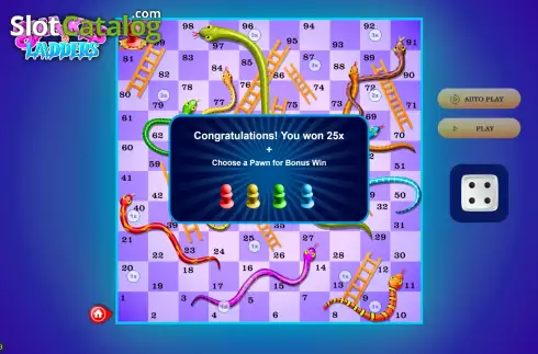 Скрин3. Snakes and Ladders (Mplay) слот