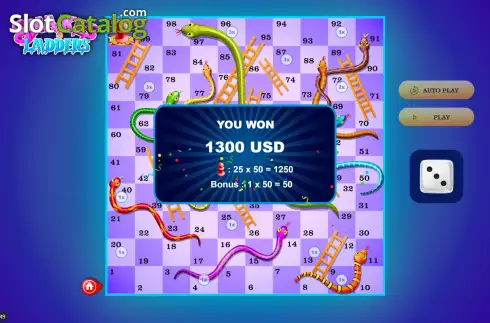 Скрин5. Snakes and Ladders (Mplay) слот