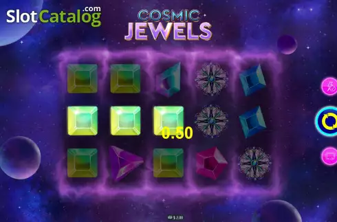 Скрин4. Cosmic Jewels (Mplay) слот