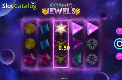 Скрин6. Cosmic Jewels (Mplay) слот