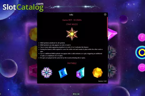 Скрин7. Cosmic Jewels (Mplay) слот