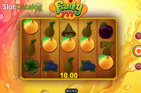 Скрин4. Fruity 777 слот