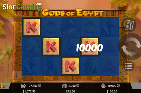 Скрин3. Gods Of Egypt (MrSlotty) слот
