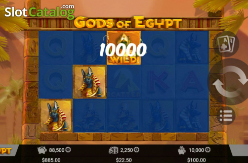 Скрин4. Gods Of Egypt (MrSlotty) слот