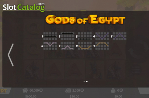 Скрин9. Gods Of Egypt (MrSlotty) слот
