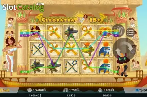 Скрин5. Cleopatra 18+ слот