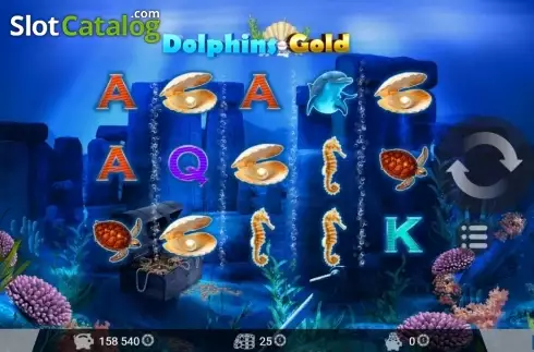 Скрин4. Dolphins Gold слот