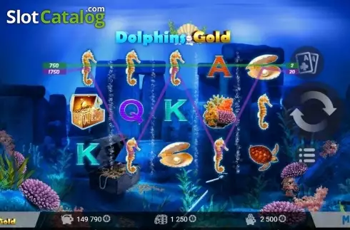Скрин5. Dolphins Gold слот