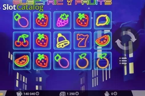 Скрин4. Electric 7 Fruits слот