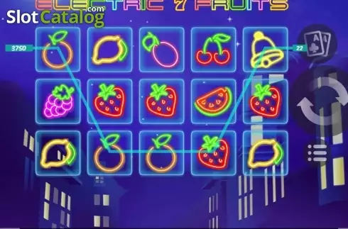 Скрин6. Electric 7 Fruits слот