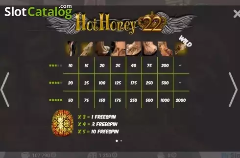 Скрин2. Hot Honey 22 слот