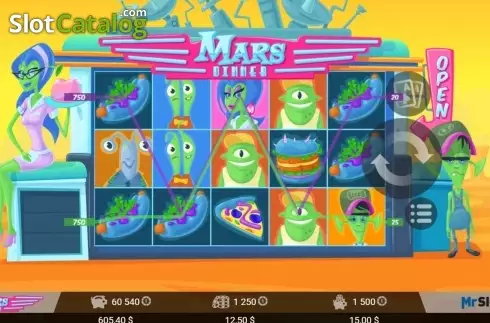 Скрин5. Mars Dinner слот