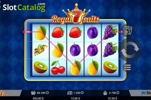 Скрин6. Royal 7 Fruits слот