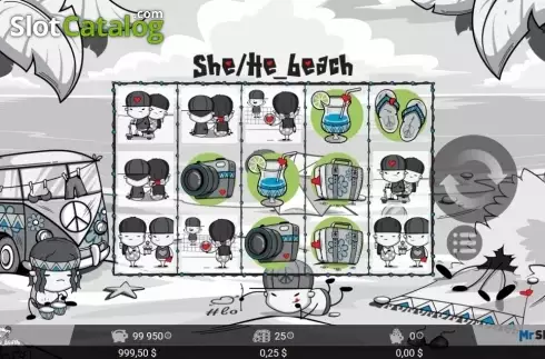 Скрин4. She/He Beach слот