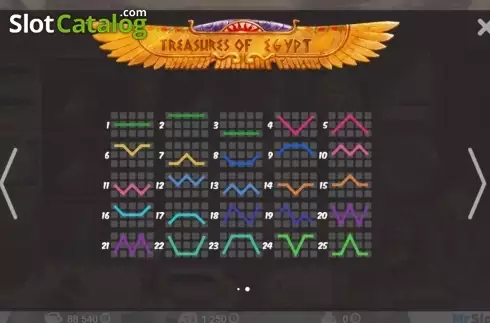 Скрин3. Treasures of Egypt (MrSlotty) слот