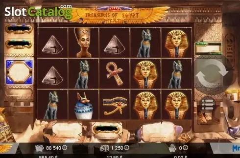 Скрин4. Treasures of Egypt (MrSlotty) слот