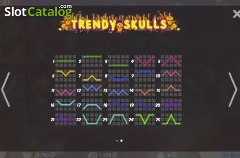 Скрин3. Trendy Skulls слот