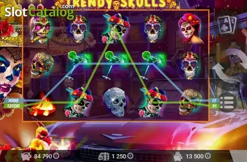 Скрин7. Trendy Skulls слот