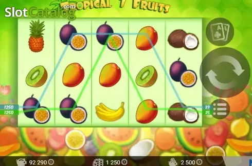 Скрин5. Tropical7Fruits слот