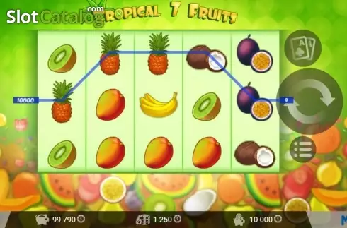 Скрин6. Tropical7Fruits слот