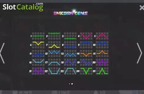 Скрин3. Unicorn Gems слот