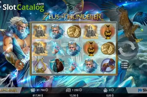 Скрин3. Zeus the Thunderer (MrSlotty) слот