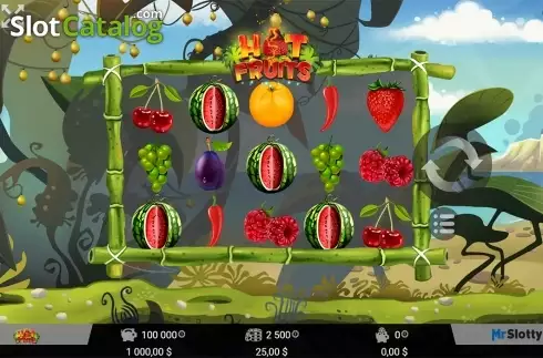 Скрин2. Hot Fruits (MrSlotty) слот