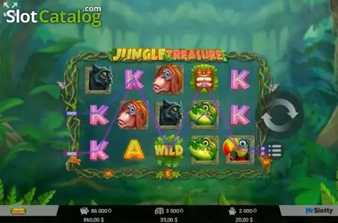 Скрин7. Jungle Treasure (MrSlotty) слот