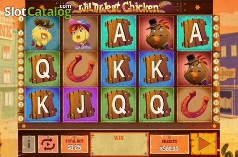 Скрин2. Wild West Chicken слот