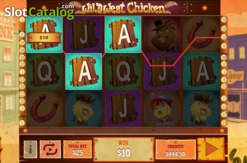 Скрин4. Wild West Chicken слот