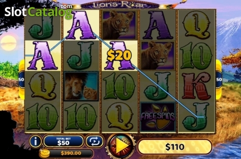 Скрин4. Lion's Roar (MultiSlot) слот